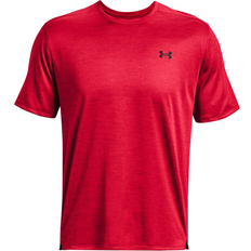 Under Armour Men's Tech Vent Short Sleeve Top - Red/Black