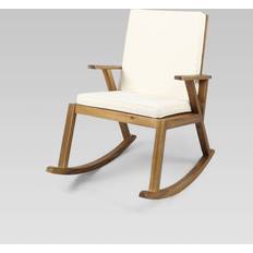 Wood Outdoor Rocking Chairs Christopher Knight Home Champlain Outdoor Acacia Wood Rocking