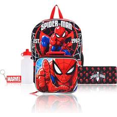 Marvel Bags Marvel Kids' 5pc 16" Backpack Set with Lunch Bag Spider-Man