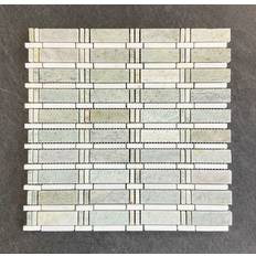 Marble Mosaic Tiles ES Stone Marble Brick Joint Mosaic Wall (IOSH1063)