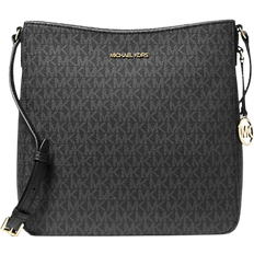 Michael Kors Black Crossbody Bags Michael Kors Jet Set Travel Large Logo Messenger Bag - Black