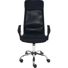 Beliani PIONEER II Black/Silver Kontorsstol 126cm