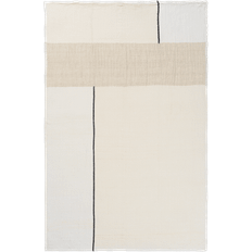 Bomuld - Hvid Tæpper Ferm Living Dela Tæppe Hvid, Beige (170x120cm)