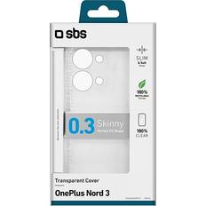 skinny cover til OnePlus Nord 3 transparent På lager i et varehus