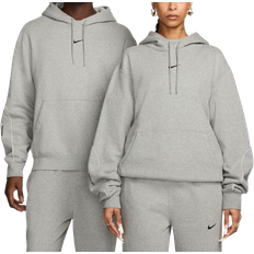 Coton - Femme Pulls Nike NOCTA Fleece CS Hoodie - Dark Grey Heather/Matte Silver/Black