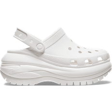 Nainen - Valkoinen Tossut ja Sandaalit Crocs Mega Crush Clog - White