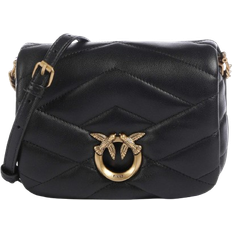 Pinko Love Click Puff Baby Crossover Bag - Black