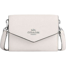 Coach Mini Envelope Wallet With Strap - Silver/Chalk