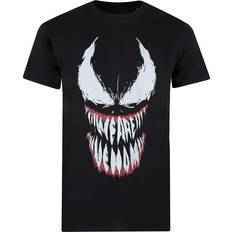 Marvel Venom Teeth Cotton T-Shirt Black