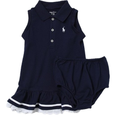 Azul Vestidos Polo Ralph Lauren Baby Rompers - Refined Navy