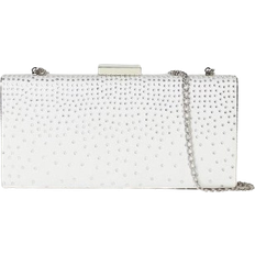 Polyester Clutches Coast Hotfix Diamante Satin Bridal Clutch - White