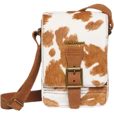 Dr. Martens Hair On Cow Print Vertical Crossbody Bag - Warm Tan