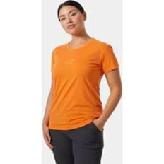 Helly Hansen Women's Skog Recycled Graphic Jersey Tshirt Orange Poppy Orang Orange