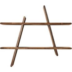 Andersen Furniture Large Smoked Oiled Ash Wall Shelf 78cm