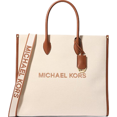 Michael Kors Mirella Large Canvas Tote Bag - Luggage