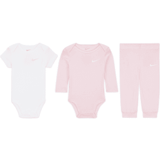 Children's Clothing Nike Essentials Baby 0-9M 3-Piece Bodysuit Set in Pink, 0-3M 56K732-A9Y 0-3M