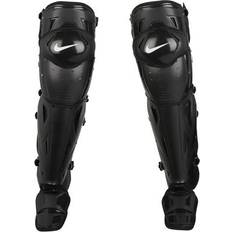 Baseball Nike Diamond Elite Baseball Catcher's Leg Guards Black/White