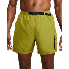 Nike Men's 5" Belted Packable Swim Trunks - Moss