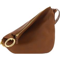 Burberry Läder Axelväska - Brun