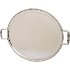 Silver Serving Christofle Malmaison Beauharnais Large Serving Tray