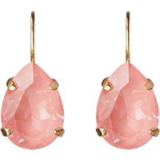 Caroline Svedbom Mini Drop Clasp Earrings - Gold/Pink