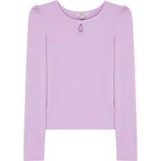 Girls - Purple Blouses & Tunics Habitual Keyhole Knit Top NoColor G10