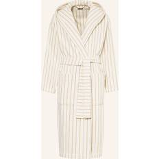 Tekla Terry Hooded Bathrobe - Sienna Stripes