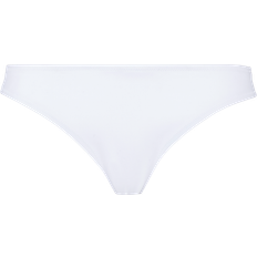 Bikini Bottoms Vilebrequin Women Midi Brief Bikini Bottom Solid Swimming Trunk Frise White