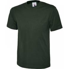 Green - Unisex T-shirts Uneek UC301 Classic T-Shirt COLOUR: Bottle Green