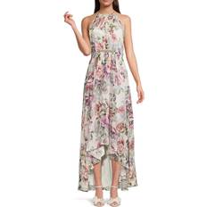 Eliza J Printed Chiffon Gown