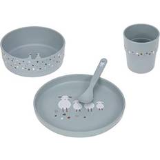 Lässig Kindergeschirr Set (Teller Schüssel Becher Löffel)