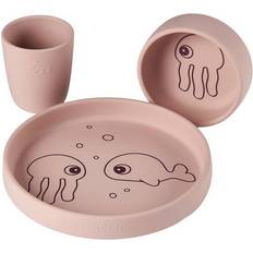 Done by Deer Silicone Dinner Set Sea Friends