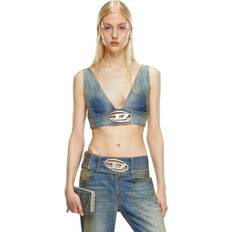 Diesel Bluser Diesel Deelly-s Tank Top Kvinde 01 Toppe - Blå