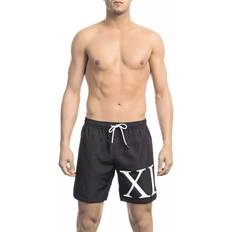 Men - Polyamide Swimming Trunks Bikkembergs Black Polyester Swimwear