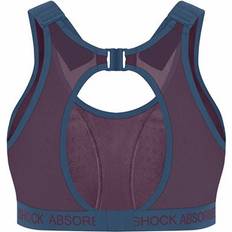 Shock Absorber Womens Ultimate Run Padded Sports Bra Purple Polyamide