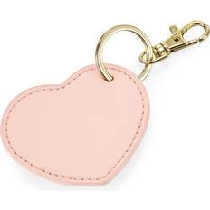 BagBase Heart Keyring - Rose