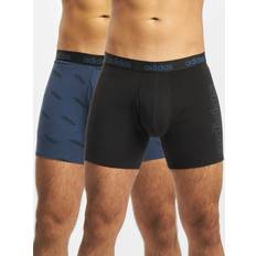 adidas Herren Essentials Logo Boxershorts, 2er-Pack Schwarz