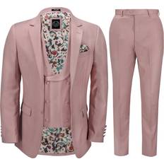 Xposed Mens pastel piece suit tailored fit summer wedding pale blue, pink, green