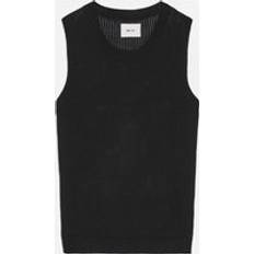 NN07 Men's Huxley Knitted Tank Top Black