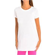 Nightgowns Zumba Womenss short-sleeved round neck nightgown Z1T00543 White