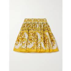 Geel - Vrouw Rokken Dolce & Gabbana Maiolica Mini Skirt Gelb