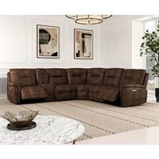 Oak Furniture Superstore Barlow Brown Sofa