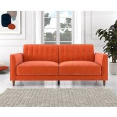 Oak Furniture Superstore Merton Burnt Orange Sofa