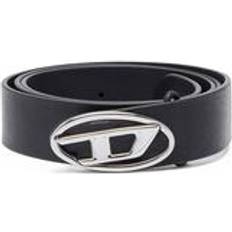 Diesel Accessories Diesel Cintura reversibile in pelle con Oval Cinture Uomo Nero