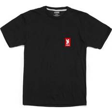 Chrome - Men Clothing Chrome Vertical Red Logo Short Sleeve T-shirt Black Man