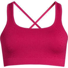 Braletter & Toppar - Fitness & Gymträning BH:ar Casall Scallop Seamless Bralette Punch Pink