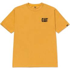 Yellow T-shirts Caterpillar Trademark Tee Yellow