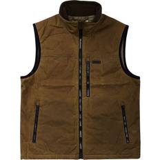 Filson Vests Filson Men's Tin Cloth Primaloft Field Vest SKU 608288 Dark Tan