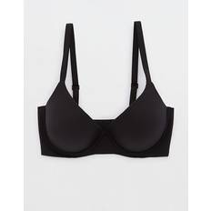 Aerie SMOOTHEZ Pull On Push Up Bra Women's True Black 34DD