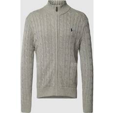 Polo Ralph Lauren Homme Cardigans Polo Ralph Lauren Cable Full Zip - Fawn Grey Heather